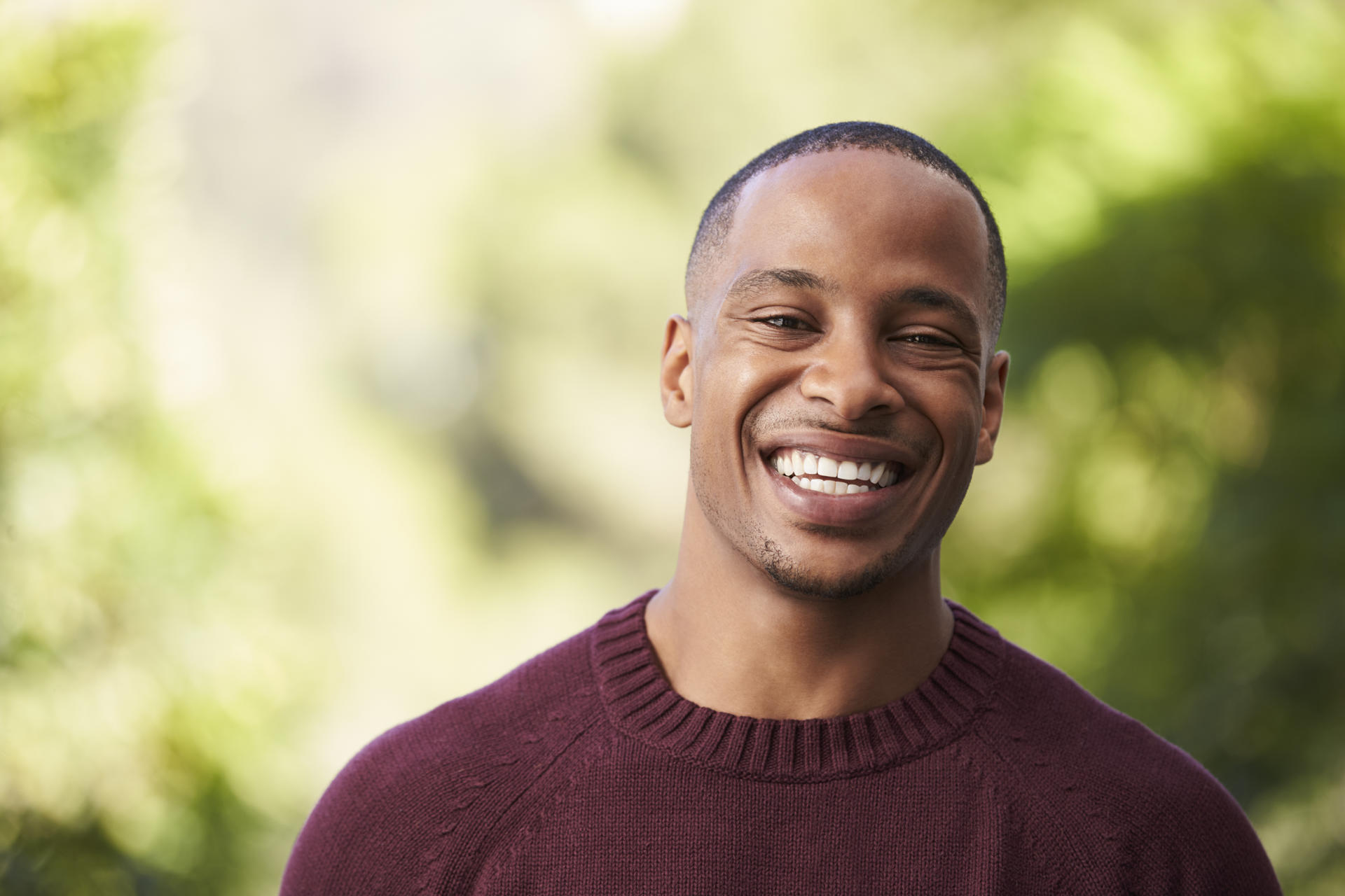 Outdoor Head And Shoulders Portrait Of Man