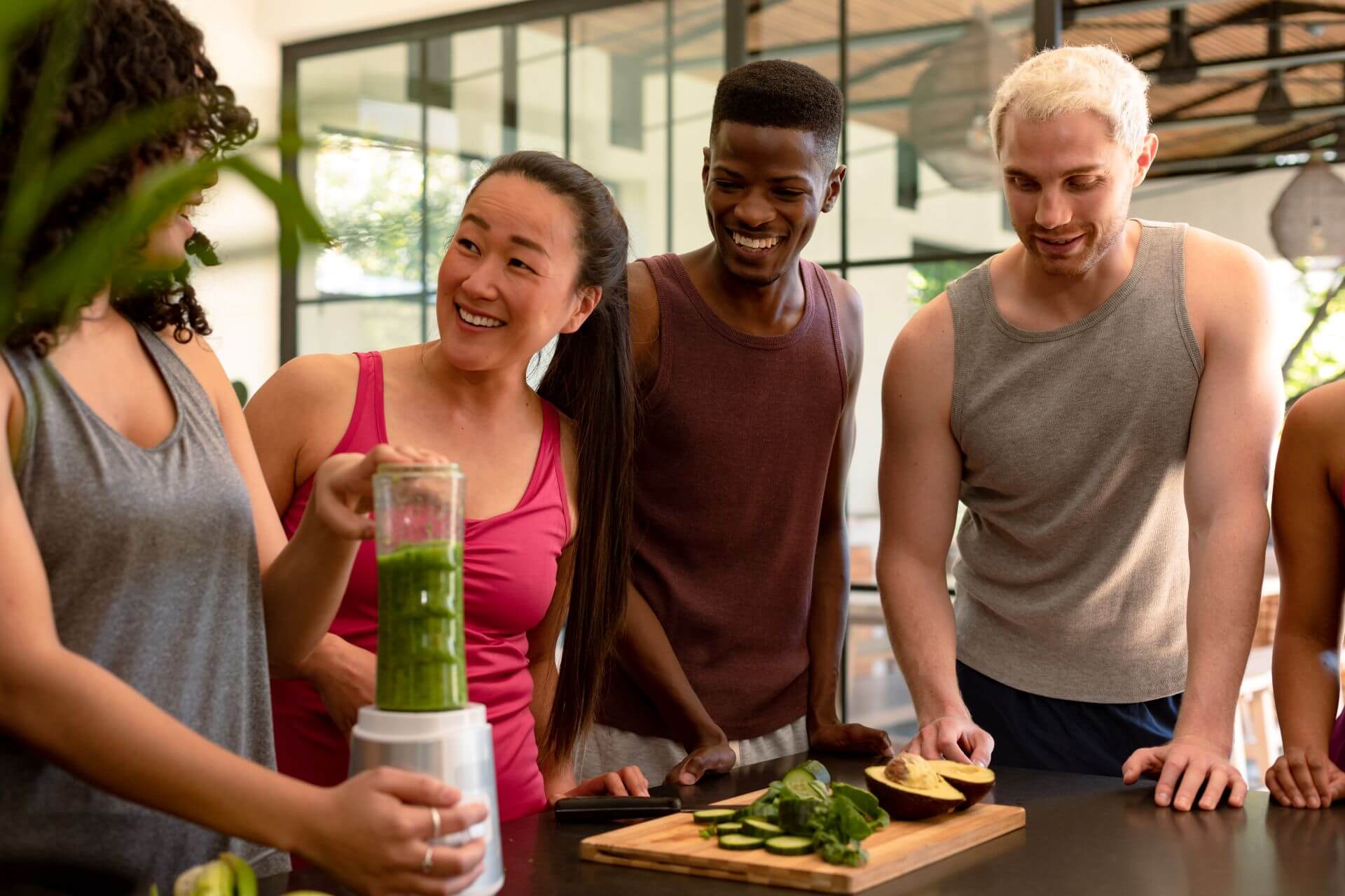 group-of-diverse-female-and-male-friends-preparing-2023-11-27-05-22-54-utc